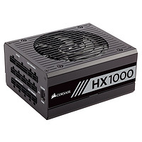 美商海盗船 额定1000W HX1000 台式机电源（80PLUS白金牌/主动式PFC/全模组）