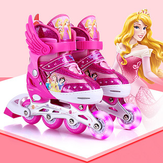 溜冰鞋儿童女童轮滑鞋男童套装闪光轮滑冰鞋旱冰鞋