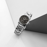 MIDO 美度 舵手系列同心圆表盘钻石镶嵌日期显示女士机械手表