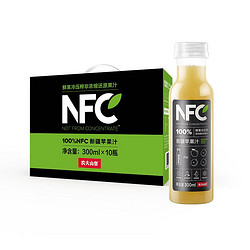 NONGFU SPRING 农夫山泉 NFC新疆苹果汁 300ml*10瓶