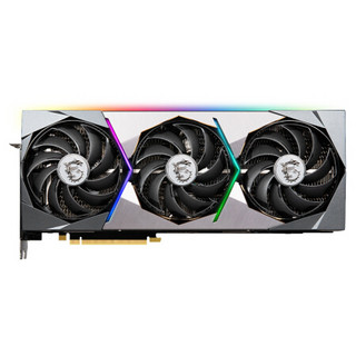 MSI 微星 GeForce RTX 3080 SUPRIM X 10G LHR 超龙 显卡 10GB 灰色