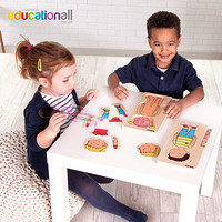 德国（Hape）贝乐多beleduc男孩女孩多层立体拼图玩具儿童人体构造身体部位认知妈妈身体拼图 4岁+ B17024