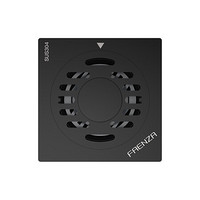 FAENZA 法恩莎 FE43H201MB 不锈钢地漏 黑色 100*100mm