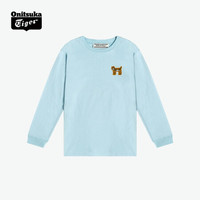 Onitsuka Tiger鬼塚虎儿童长袖卫衣 休闲刺绣上衣 童装2184A136-400 紫色-400 140