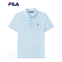 FILA/斐乐 男子短袖POLO衫 琉璃草蓝-LB 175/96A/L 运动T恤