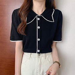 La Chapelle 拉夏贝尔 9T212GL800099 女士短款针织衫