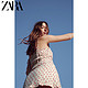 ZARA [折扣季]  TRF 女装 亚麻混纺高腰迷你裙 03235655712