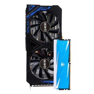 GALAXY 影驰 GeForce GTX 1660 6G 大将 显卡 6GB 黑色+Gamer Blue 内存