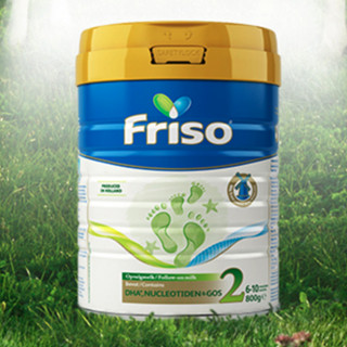 Friso 美素佳儿 金装系列 较大婴儿奶粉 荷兰版 2段 800g*2罐