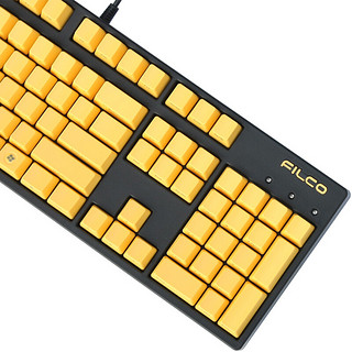 FILCO 斐尔可 104圣手二代 FKBN104M/EFY2 104键 有线机械键盘 侧刻 黄金 Cherry茶轴 无光