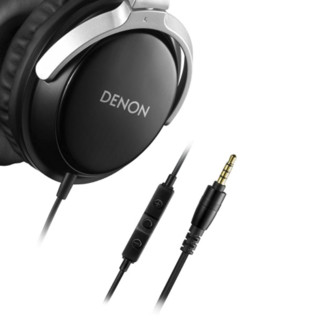 DENON 天龙 AH-D510R 耳罩式头戴式有线耳机 黑色 3.5mm