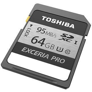 TOSHIBA 东芝 EXCERIA PRO SD存储卡（UHS-I、U3）