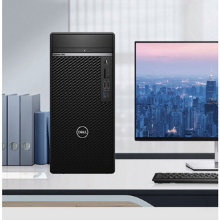 DELL 戴尔 OptiPlex 7080 MT 十代酷睿版 商务台式机 黑色 (酷睿i9-10900k、P620、32GB、512GB SSD+2TB HDD、风冷)