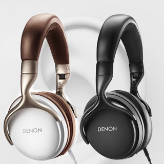 DENON 天龙 AH-D1200 耳罩式头戴式有线耳机 白色 3.5mm