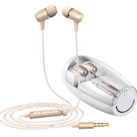 HONOR 荣耀 AM12 Plus 入耳式动圈有线耳机 金色 3.5mm