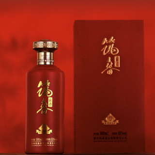 筑春 酱酒 红钻 53%vol 酱香型白酒 500ml 礼盒装