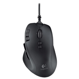 Logitech 罗技 G700 2.4G蓝牙 双模无线鼠标 5700DPI 黑色