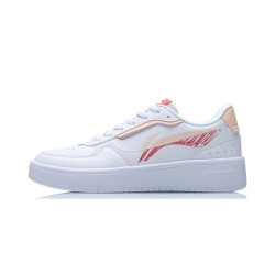 li-ning 李宁 女鞋运动时尚鞋2021女子小白鞋经典休闲鞋agcr198华晨宇