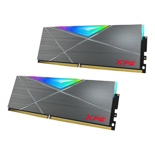 XPG 龙耀系列 D50 DDR4 3600MHz RGB 台式机内存 灰色 8GB