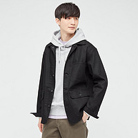 UNIQLO 优衣库 男装 工装牛仔茄克(外套)(水洗产品) 442166