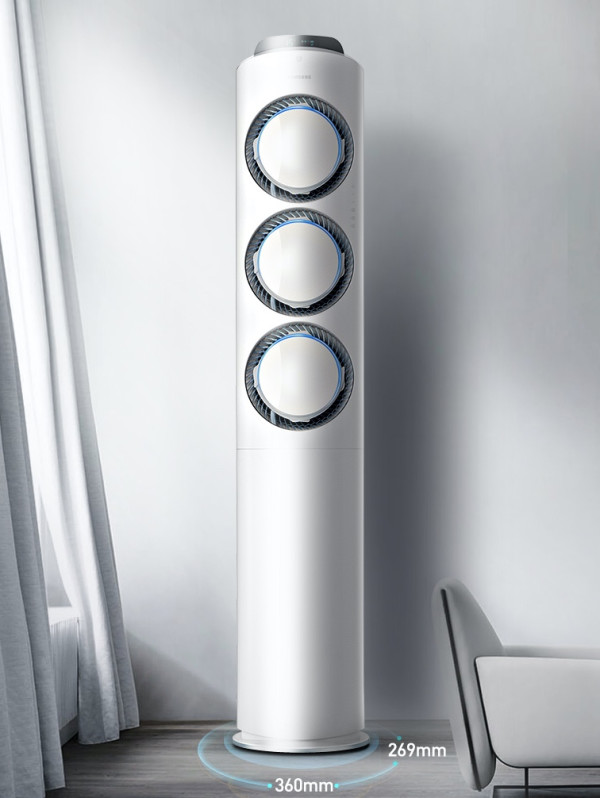 三星风之交响系列圆柱空调,有颜值更有实力