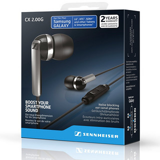 SENNHEISER 森海塞尔 CX2.00i 入耳式有线耳机 黑色 3.5mm