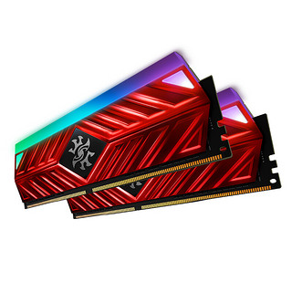 XPG 龙耀系列 D41 DDR4 3200MHz RGB 台式机内存 红色 16GB 8GB*2