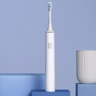 MIJIA 米家 T500 电动牙刷 白色*2+白色牙刷盒*2+刷头*5