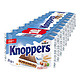 Knoppers 牛奶榛子巧克力威化饼干250g(10包) 五层夹心网红休闲零食糕点