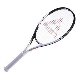 PEAK 匹克 网球拍男女初学者专业碳铝单只PK-222黑色（已穿线）含训练器 手胶 网球3个 拍包 避震器