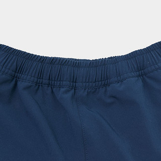 匹克童装男童五分裤2021夏季新款裤子薄款小学生男孩运动裤短裤 深蓝 160cm
