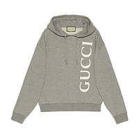 GUCCI 古驰 男士连帽卫衣 604974 XJB1D 1039 灰色 XL