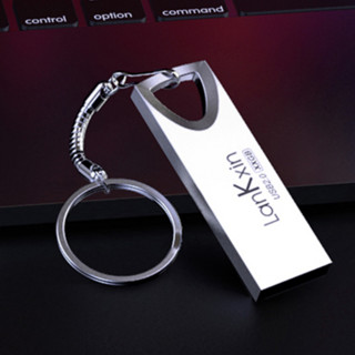 LanKxin 兰科芯 小金刚 USB 2.0 U盘 银色 64GB USB-A