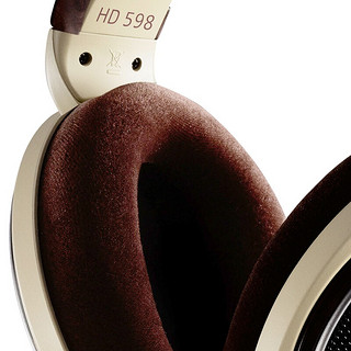 SENNHEISER 森海塞尔 HD598 耳罩式头戴式动圈有线耳机 米色 6.3mm