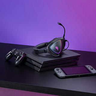 ROG 玩家国度 Delta S 耳罩式头戴式有线游戏耳机 黑色