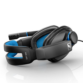 SENNHEISER 森海塞尔 GSP 300 耳罩式头戴式有线耳机 黑色 3.5mm