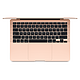 Apple 苹果 MacBook Air 13英寸笔记本电脑 金色（Apple M1、8GB、256GB）