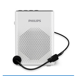 PHILIPS 飞利浦 sbm200小蜜蜂扩音器教师用无线麦克风老师教学导游专用小型扩音机上课宝录音户外喇叭扬声器插卡音箱