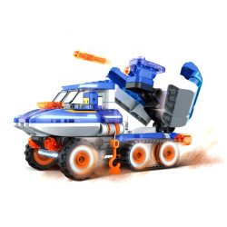 bloks布鲁可积木交通工具系列61126鲁鲁冰蓝战锤