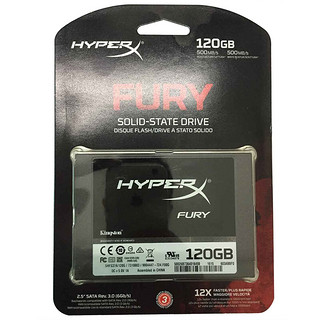 Kingston 金士顿 HyperX FURY  SATA 固态硬盘 120GB（SATA3.0）