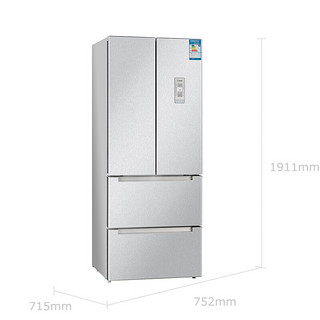 BOSCH 博世 BCD-442W(KME45V20TI) 混冷多门冰箱 442L 不锈钢色
