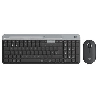 logitech 罗技 K580 键盘+PEBBLE 鼠标 无线键鼠套装 星空灰