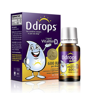 Ddrops 儿童维生素D3滴剂 600IU 2.8ml*3瓶