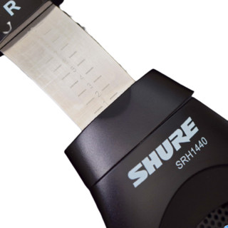 SHURE 舒尔 SRH1440 耳罩式头戴式有线耳机 黑色 3.5mm/6.3mm