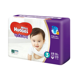 HUGGIES 好奇 超干爽系列 纸尿裤 M66片*2包