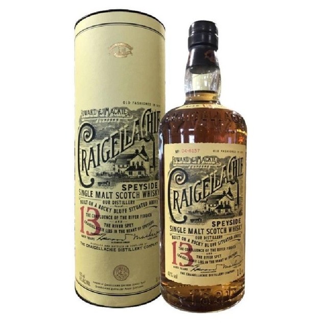今日必买：克莱嘉赫 Craigellachie 13年单一麦芽苏格兰威士忌 46%vol 1000ml