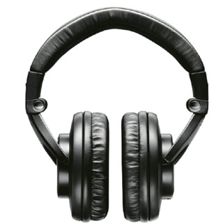 SHURE 舒尔 SRH840-E 耳罩式头戴式动圈有线耳机 黑色 3.5mm/6.5mm