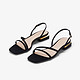  CHARLES & KEITH CK1-70900185 女士不对称绊带凉鞋　