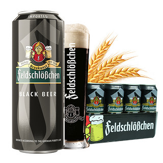 feldschlößchen 费尔德堡 小麦黑啤酒  500ml*24 瓶