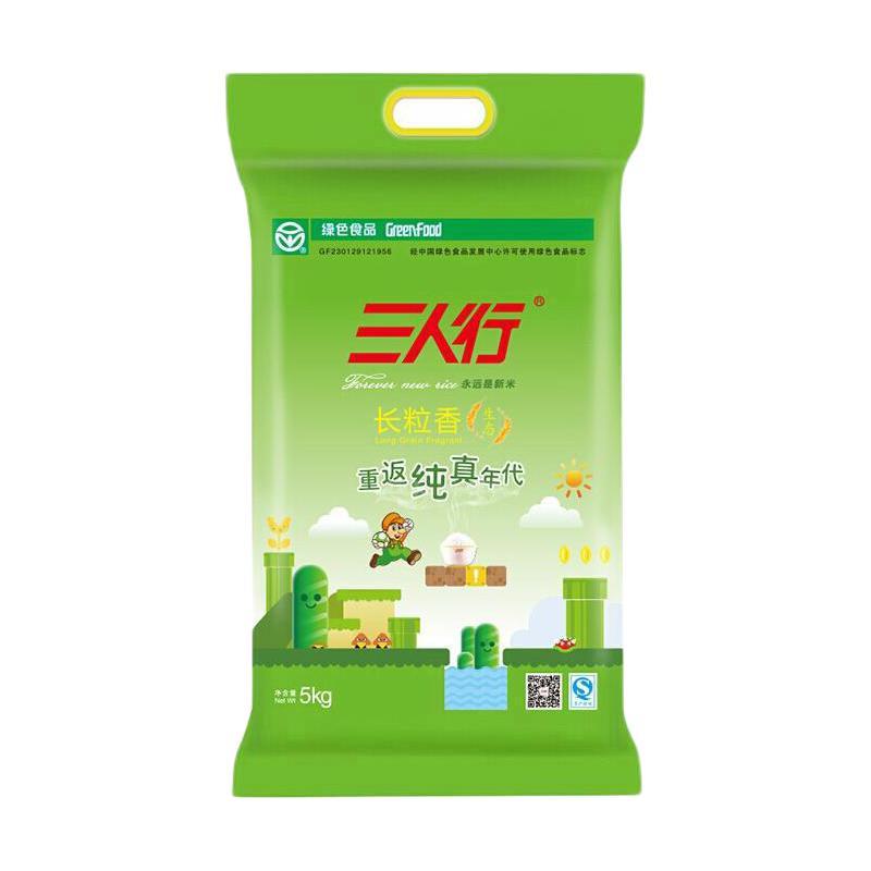 sanrenxing 三人行 生态长粒香米 5kg